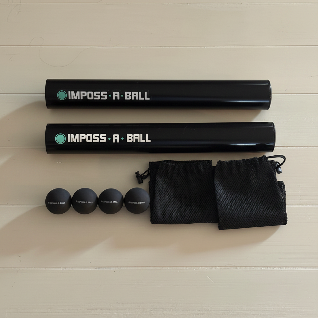 IMPOSS-A-BALL Multi Player Pack - two tubes in mesh bags with rubber balls